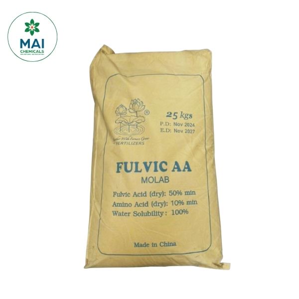 Fulvic Amino Acid (Fulvic AA) cho cây trồng – Kích rễ mạnh, cải tạo đất, tăng hấp thu dinh dưỡng